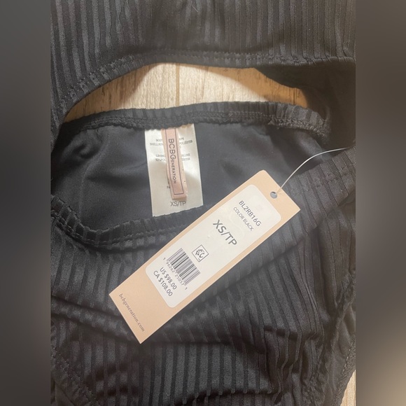 BCBGeneration Black Key Hole One Piece Swimsuit XS - Picture 3 of 4